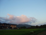 西の空