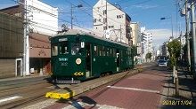 住吉大社へ行く路面電車