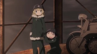 少女終末旅行 第3話『遭遇/都市/街灯』