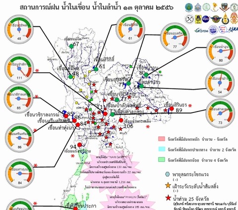 タイ洪水2013