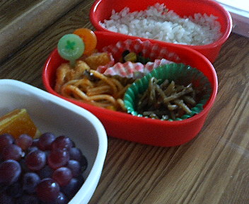 珍しく果物をつけた。