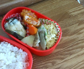 急遽ワタシのお弁当になりました^^;