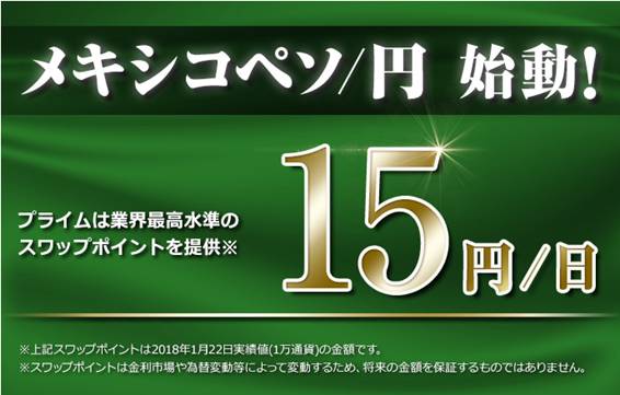 高金利世界2位のメキシコペソ、元手50万の低リスク投資で、スワップ利息が1年で10万達成＆17年後には1,000万達成可能！為替レートも既に激安、現在上昇基調で買いのチャンス？