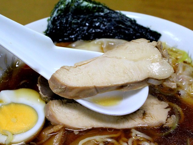 下館ラーメン・盛昭軒(鶏チャーシュー)