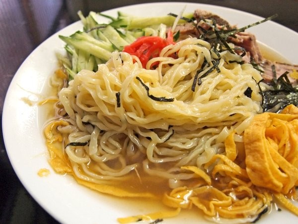 栃木市 ラーメン駿河「冷し中華」