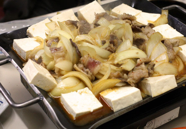 十和田バラ焼き 豆腐投入の秘儀