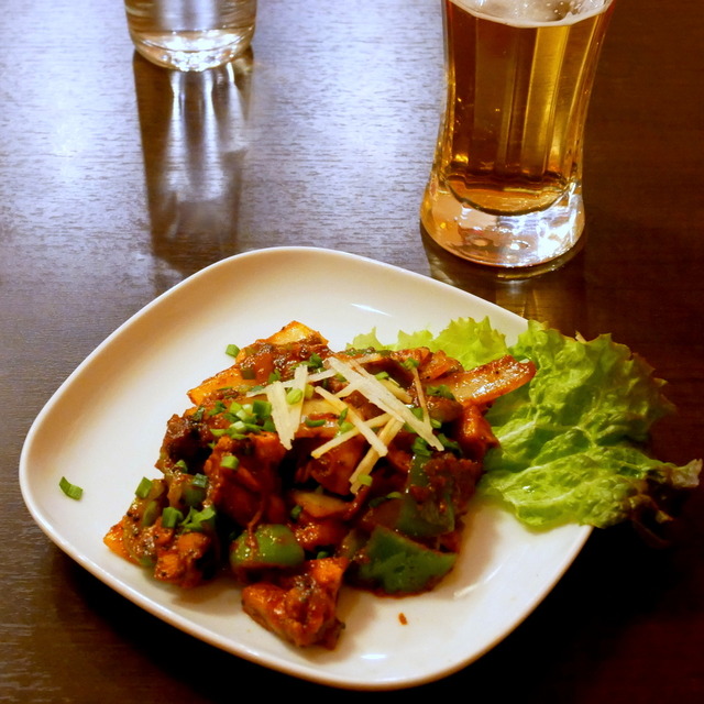 ビールとセット、チリチキン(Sサイズ)