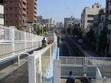 南千住の歩道橋から