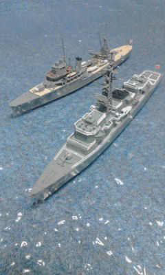 1/700 練習艦『かしま・香取』完成！(海自その27) : 防衛日誌