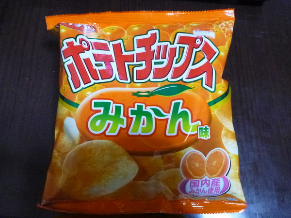 ポテトチップス桃・みかん・バナナ味 (3)