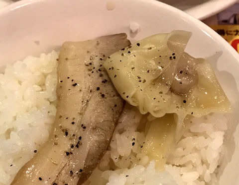 冬バーミヤンさんのこだわりスッキリ醤油喜多方ラーメン
