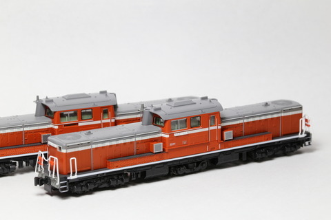 KATO DD51 800 愛知機関区 JR貨物色 2両セット KATO DD51愛知機関区 JR貨物色が入線 | 緩行線