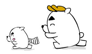 4コマ漫画「ちびといつまでも」-091009_m&p1.gif