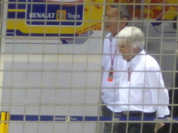 SingaporeGP Friday Pre Free Practice Bernie Ecclestone
