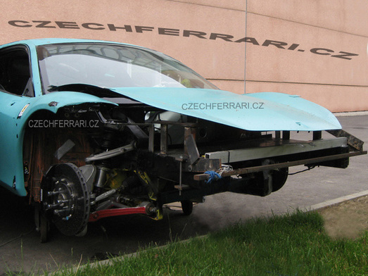 Spy Shots Ferrari F450 Crash Test
