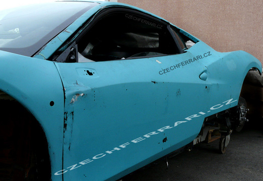 Spy Shots Ferrari F450 Crash Test