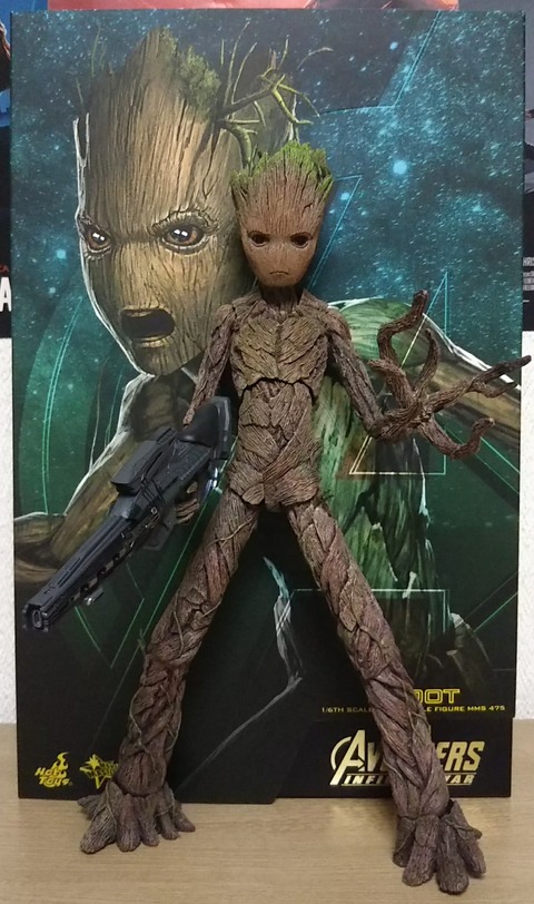 メール便対応! 1/1 グルート アベンジャーズ ホットトイズ - 通販