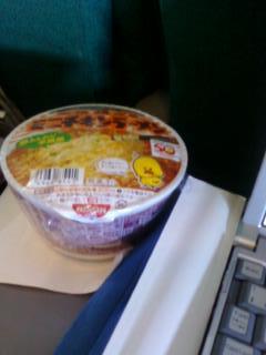 チキンラーメンIN飛行機