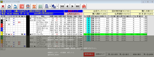 バケモン_オッズ新潟12R_1