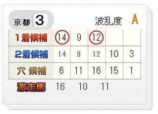 チェック日曜京都3R