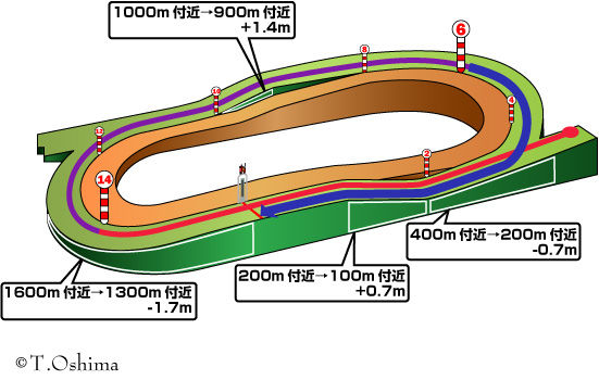 福島芝2000m