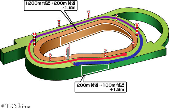阪神芝2000m