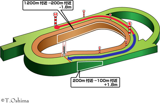 阪神芝1200m