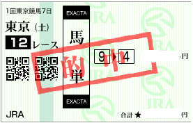 0218東京12R堅軸-決め穴への馬単1点加重