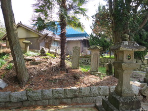 3沼口燈籠と庚申塔