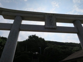 2大原神社参道2鳥居神額