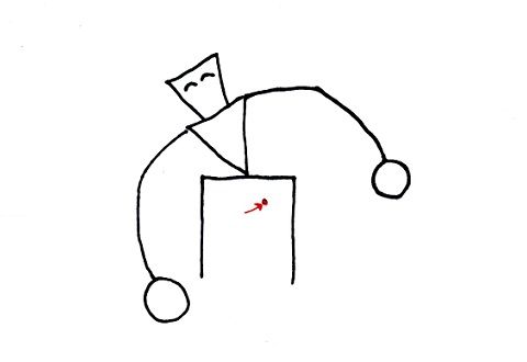 やじろべえ手描き2
