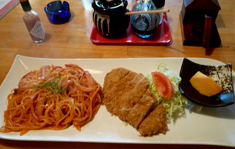 ナポリタンロースカツ@奈香屋