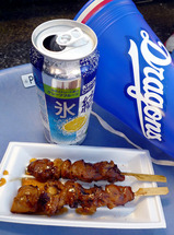 焼き鳥+酎ハイ@神宮
