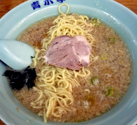 醤油ラーメン小@青木亭前川