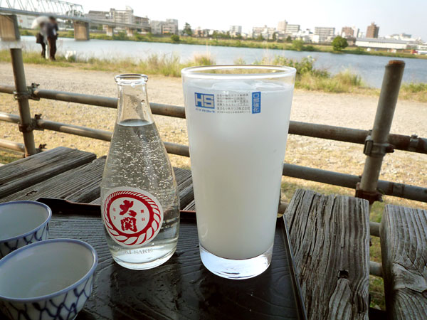 日本酒とカルピスサワー@たぬきや