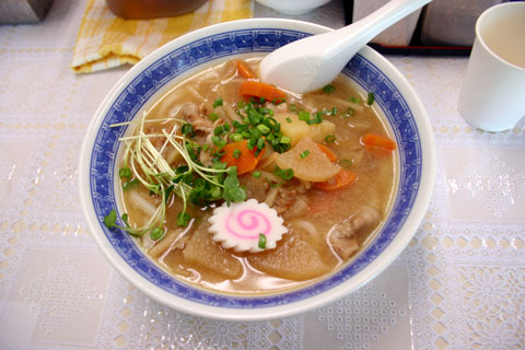 とん汁うどん@立喰定食池田屋