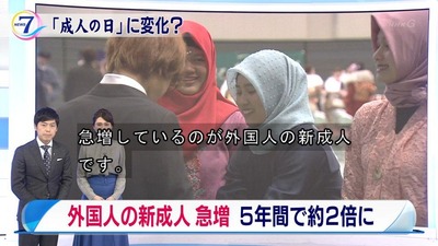 新宿の新成人、45.1%が外国人って
