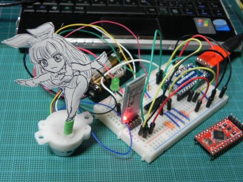 モーター Arduino ステッピング