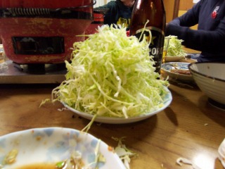 ホルモン道場(キャベツ)
