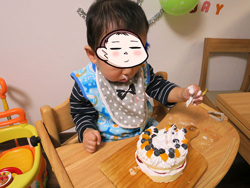 1歳誕生日バオバオ03