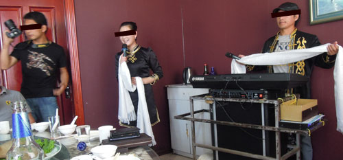 歌と音楽と写真撮影付き