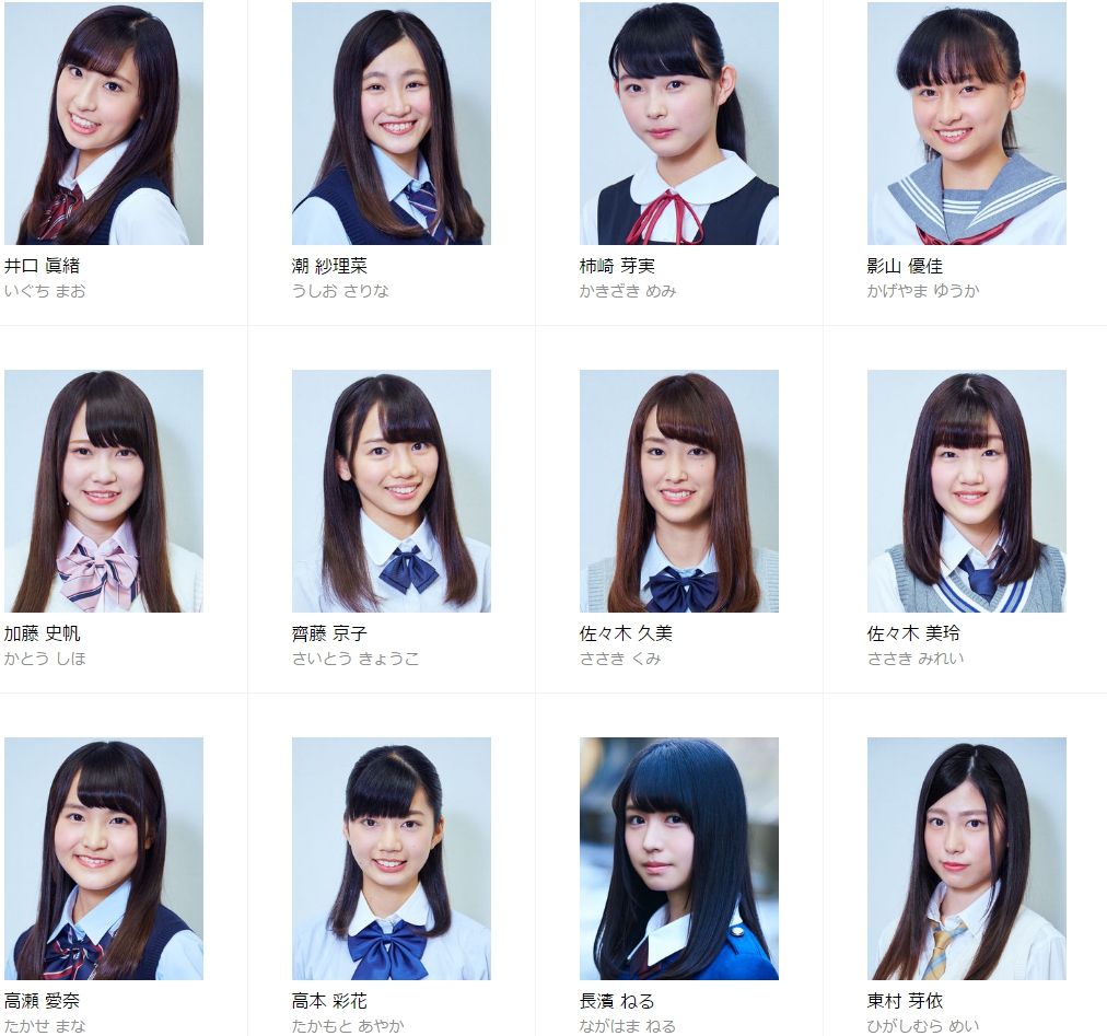 【欅坂46】公式サイトのけやき坂46(ひらがなけやき)メンバー一覧が更新！長濱ねるの圧倒的存在感が凄いと話題に