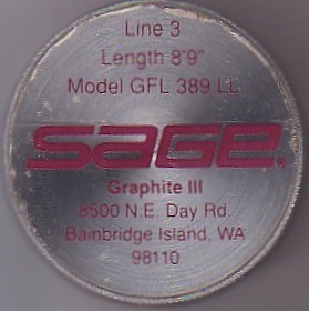 Sage GFL389LL を撮ってみました ～ : Key Taccata's FF Tackle Den