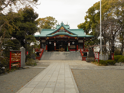 多摩川浅間神社の女坂かも?2
