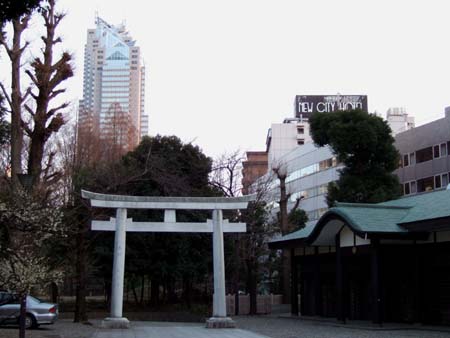 新宿中央公園の十二社熊野神社2
