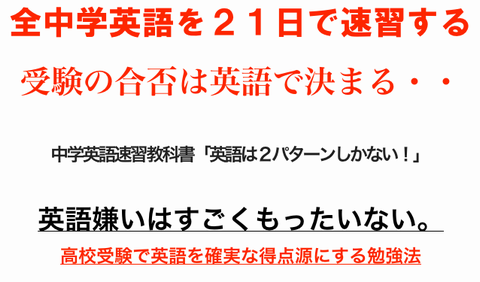 中学英語速習教科書1