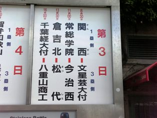 8月8日の試合日程