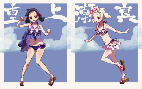 姫松の水着達 漫 真瀬