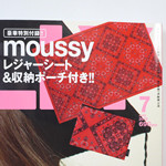 JELLY(ジェリー) 2012年 07月号 《付録》 moussy レジャーシート&収納ポーチ