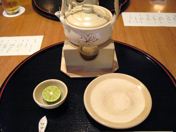 赤坂・溜池の「木都里亭(きとりてい)」で松茸会席コースを食す!